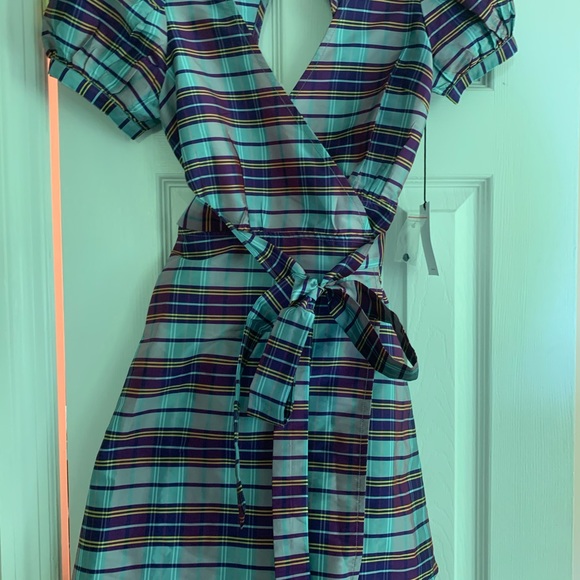 LPA plaid silk dress - Picture 3 of 5